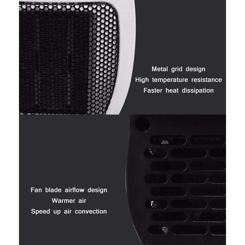 Household Multifunctional Intelligent Temperature Control Small Heater, Specification: EU Plug