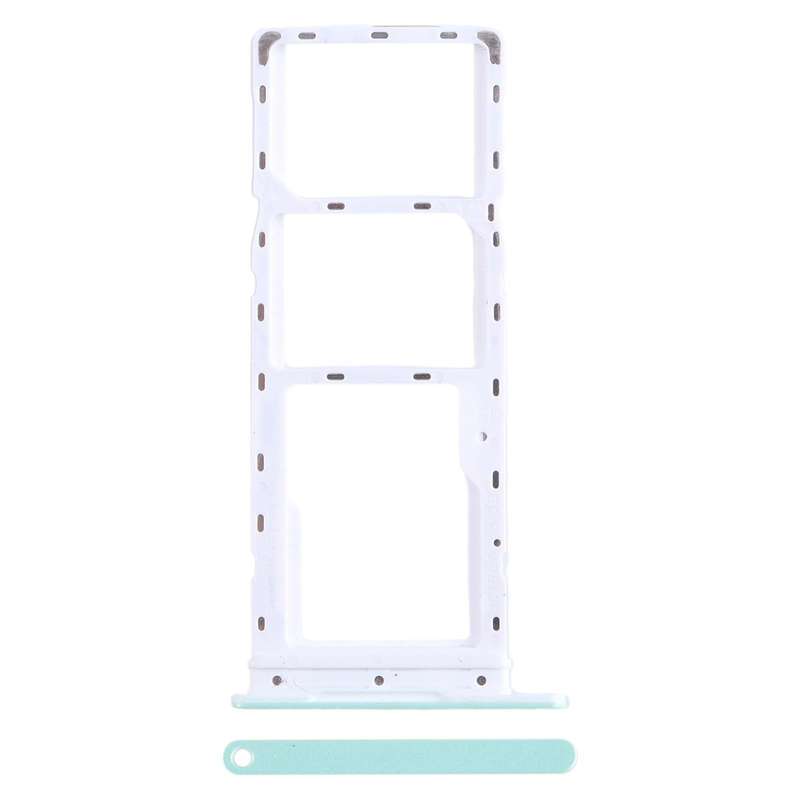 For Infinix Smart 7 HD X6516 SIM Card Tray + SIM Card Tray + Micro SD Card Tray (Green)