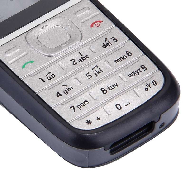 Full Housing Cover (Front Cover + Middle Frame Bezel + Battery Back Cover) for Nokia 1200 / 1208 ...