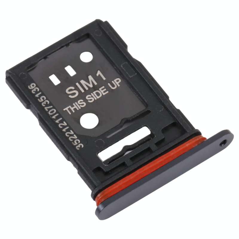 For TCL 10 Pro Original SIM Card Tray + SIM / Micro SD Card Tray(Black)