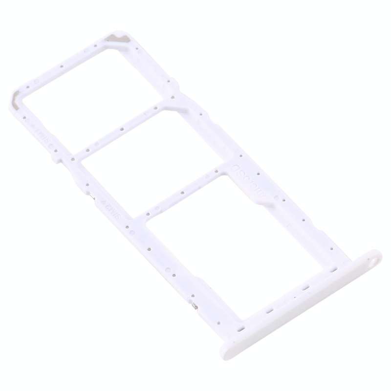 For Samsung Galaxy A11 SM-A115 SIM Card Tray + SIM Card Tray + Micro SD Card Tray (White)