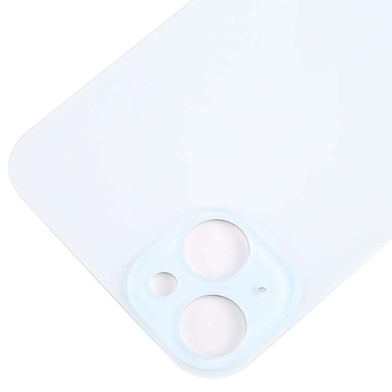 For iPhone 15 Plus Glass Battery Back Cover(Blue)