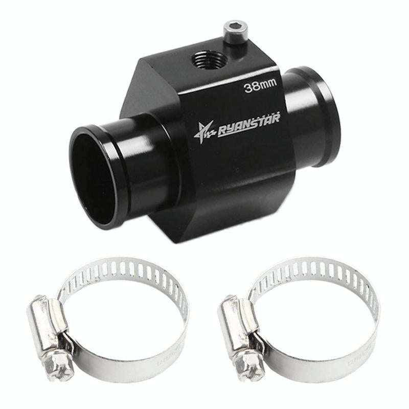 RYANSTAR RACING Car Water Temperature Meter Temperature Gauge Joint Pipe Radiator Sensor Adaptor ...