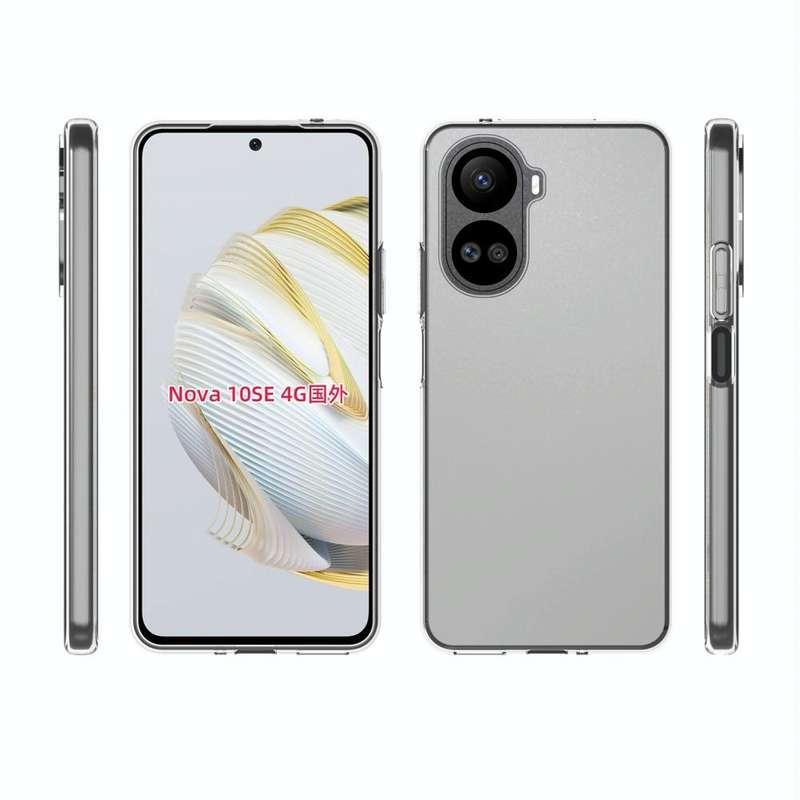 For Huawei Nova 10 SE Waterproof Texture TPU Phone Case(Transparent)