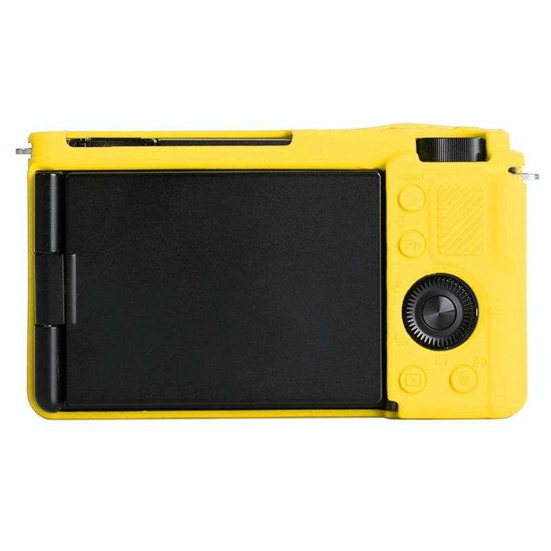For Sony ZV-E10 Soft Silicone Protective Case (Yellow)