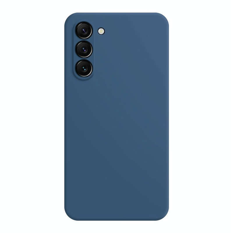 For Samsung Galaxy S23 5G Imitation Liquid Silicone Phone Case(Blue)