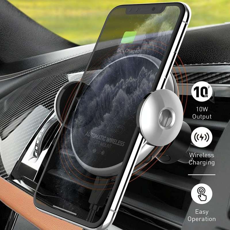 LDNIO 15W Infrared Sensor Fast Charger Car Navigation Bracket(MA02)
