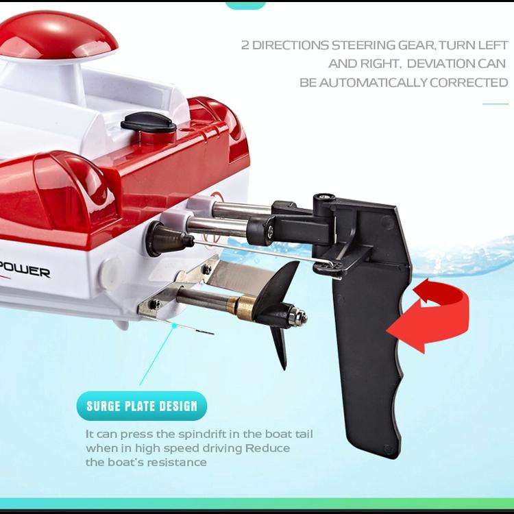HongXunJie HJ806 2.4Ghz Water Cooling High Speed Racing Boats with Remote Controller, Auto Flip F...