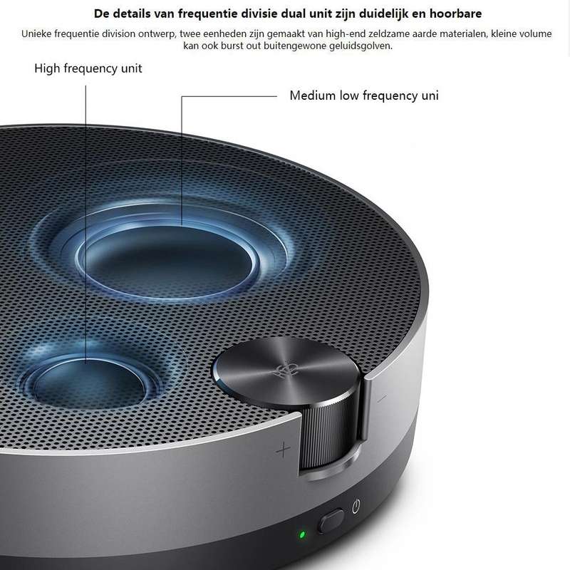 Original Huawei FreeGO Bluetooth 5.0 Portable Pickup Noise Reduction Bluetooth Speaker(Silver)