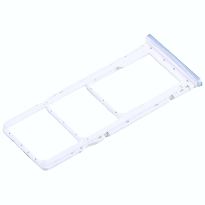 For Infinix Smart 7 India X6517 SIM Card Tray + SIM Card Tray + Micro SD Card Tray (Blue)