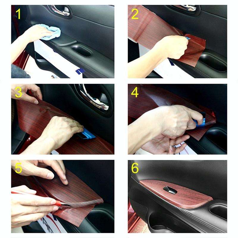 PVC Vinyl Wrap Sticker Decal Film, Size:50cm x 200cm(Glossy Wood Grain G)