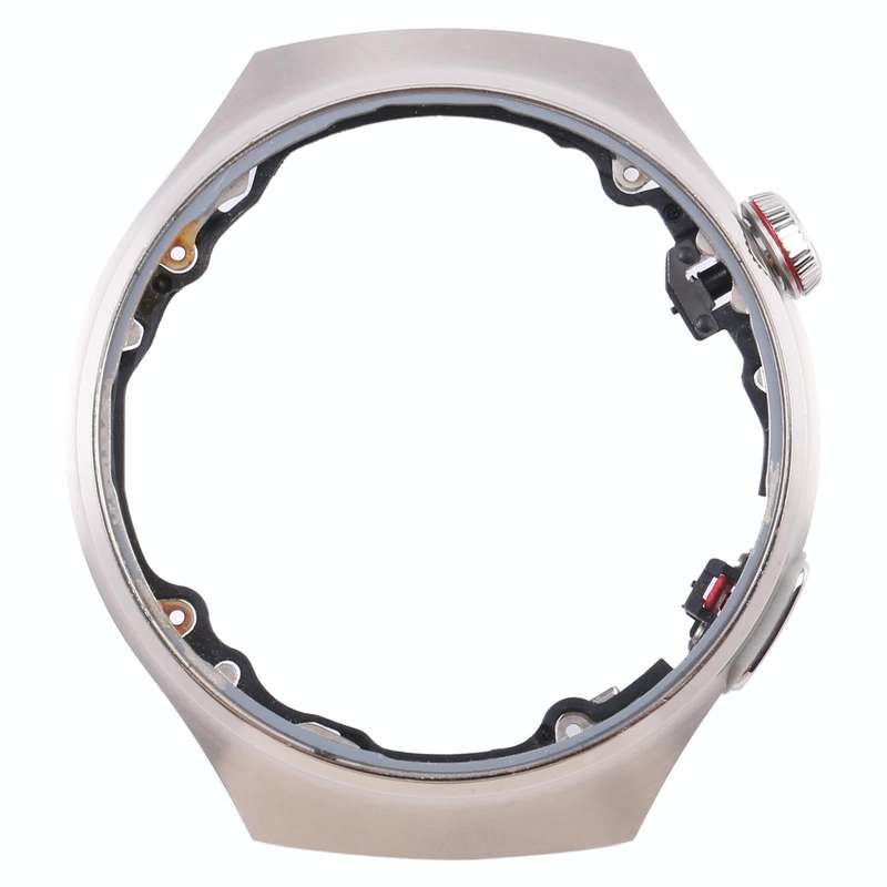 Original LCD Screen Frame Bezel Plate For Huawei Watch 4 Pro (Silver)