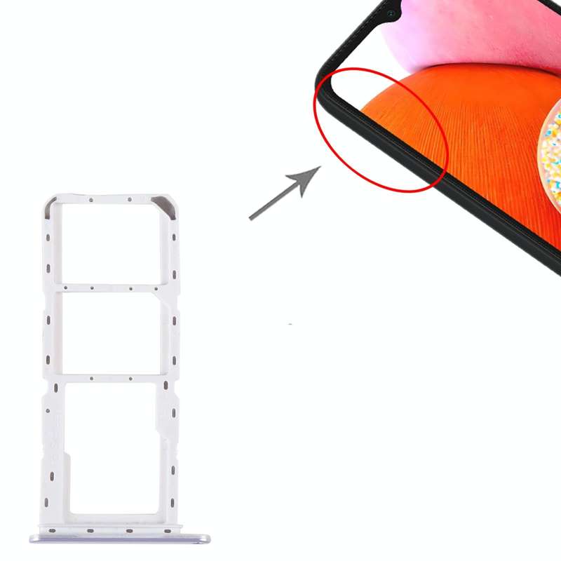 For Samsung Galaxy A14 4G SM-A145P Original SIM Card Tray + SIM Card Tray + Micro SD Card Tray (S...