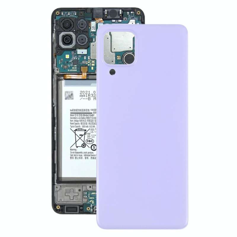 For Samsung Galaxy A22 SM-A225F Battery Back Cover (Purple)