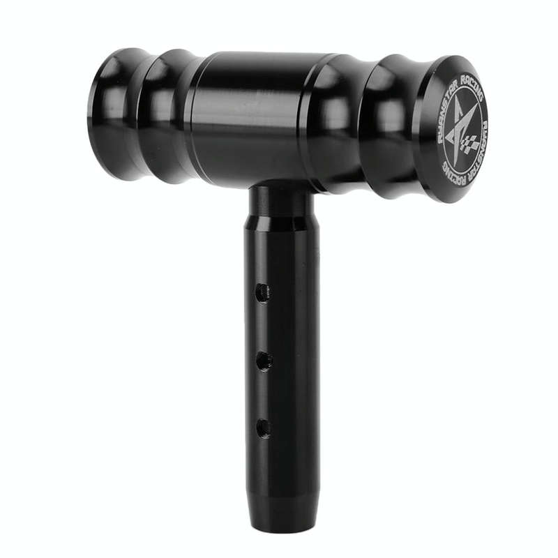 Universal Car Thread T-shaped Gear Head Gear Shift Knob(Black)