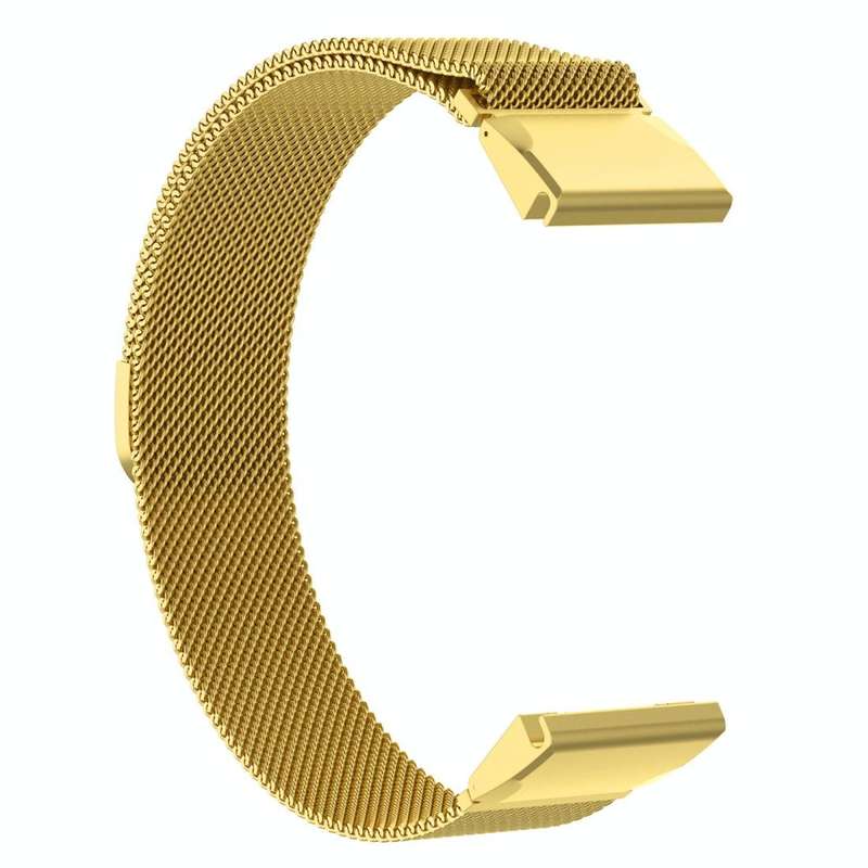 For Garmin Fenix 6S Milanese Watch Band(Gold)