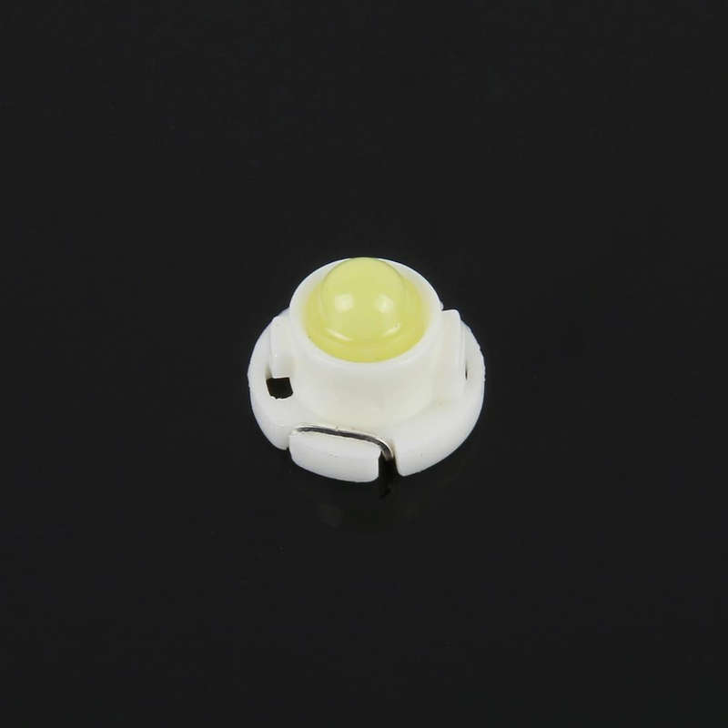 10PCS 2W T4.7 Wedge Instrument Panel LED Light Dashboard Gauge Cluster Indicator Lamp Bulb (White...