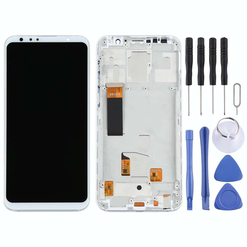 TFT LCD Screen for Meizu 16th Digitizer Full Assembly with Frame, Not Supporting Fingerprint Iden...