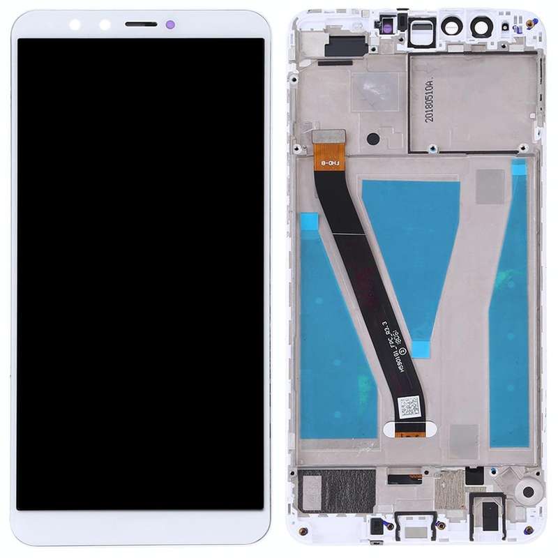 OEM LCD Screen for Huawei Enjoy 8 Plu Digitizer Full Assembly with Frame s(White)