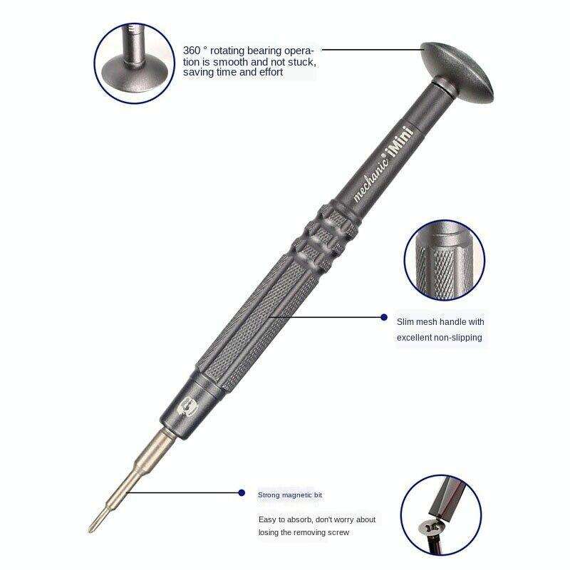 MECHANIC iMini Series Mobile Phone Repair Glasses Screw Batch Clock Tool, Series: Triangle 0.6