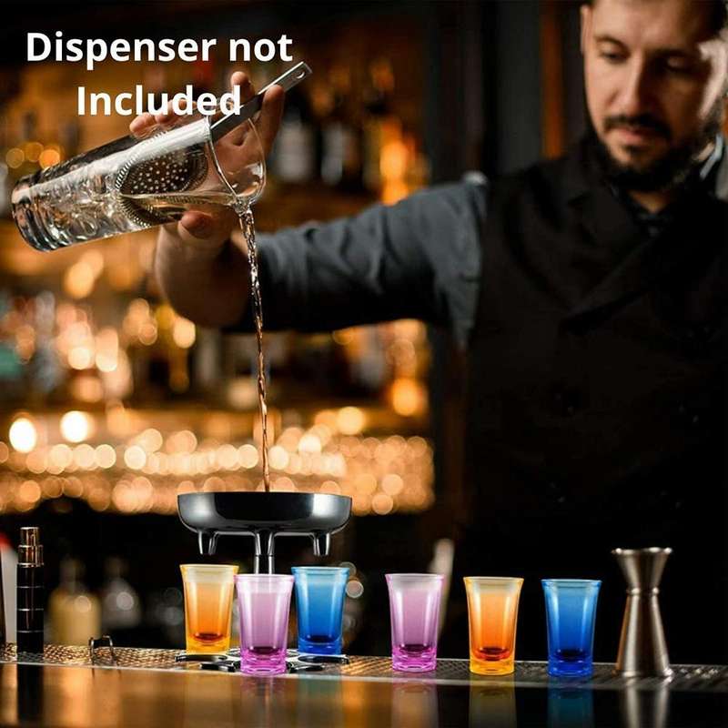 35ml Bar Party Acrylic Colorful Cup Mini Liquor Glass, Color: Blue
