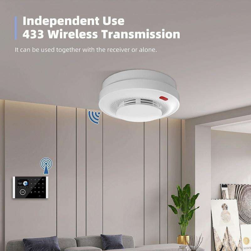 Intelligent Smoke Alarm Remote Fire Smoke Detector, Model: A500 Wireless 433