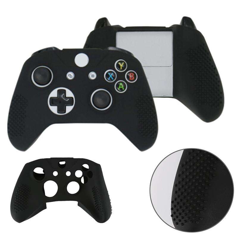 Soft Silicone Rubber Gamepad Protective Case Cover Joystick Accessories for Microsoft Xbox One S ...
