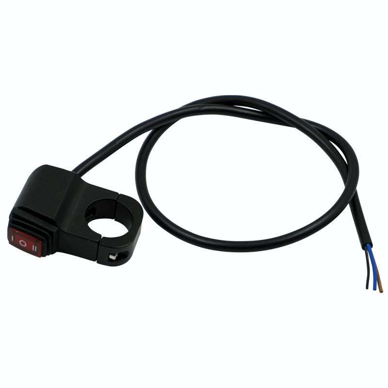 Motorcycle Modification Aluminum Alloy Waterproof Retro Switch Headlight Shot Light Discharge Swi...