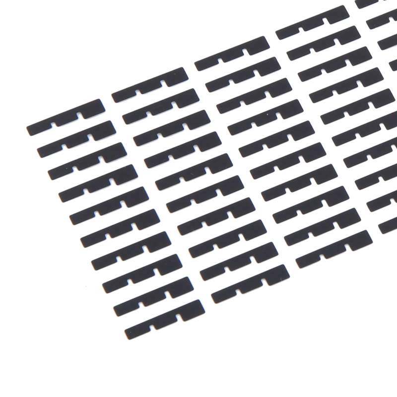For iPhone 15 Pro 100pcs/set LCD Side Black Adhesive Sticker(03)