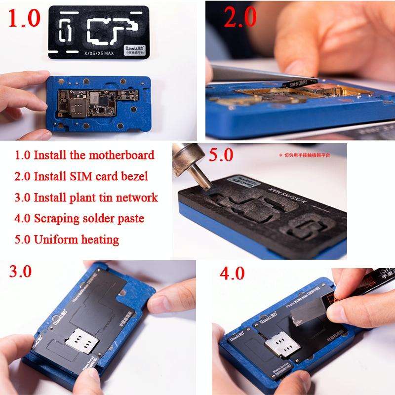 Qianli BGA Reballing Stencil Platform for iPhone X / XS / XS Max