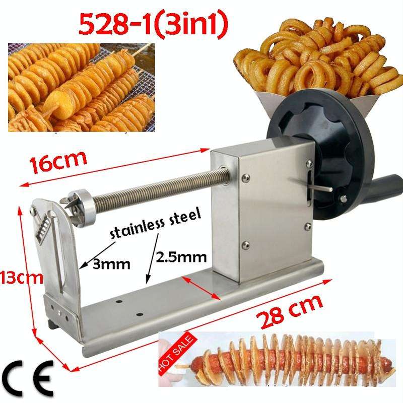 528-1 Manual Twisted Potato Cutter,Potato Chips Slicer,High Quality French Fry Cutter