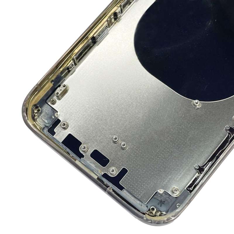 Back Housing Cover with Appearance Imitation of iP14 Pro Max for iPhone XR(Purple)