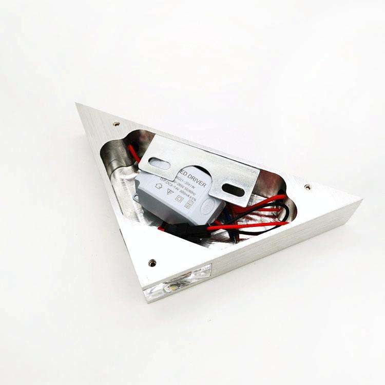 9W LED Triangle Wall Light Interior Corridor Aisle Lights(Blue Light)
