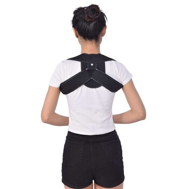 Children Back Posture Corrector Clavicle Strap, Size:Free Size(Black)