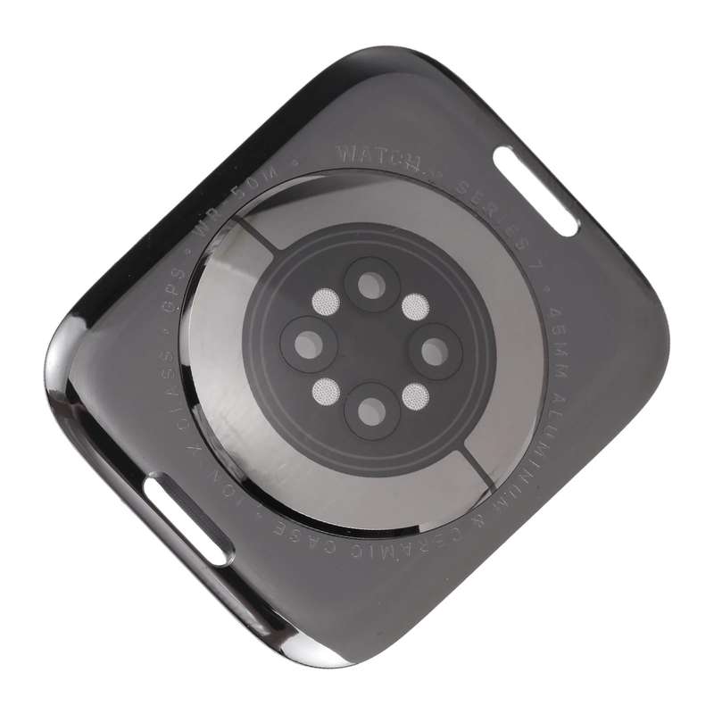 For Apple Watch Series 7 45MM GPS Version Glass Back Cover With Wireless Charging Coil