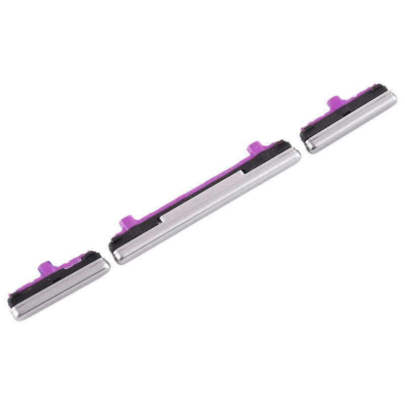For Galaxy S10 / Galaxy S10+ 10 Set Side Keys(Silver)