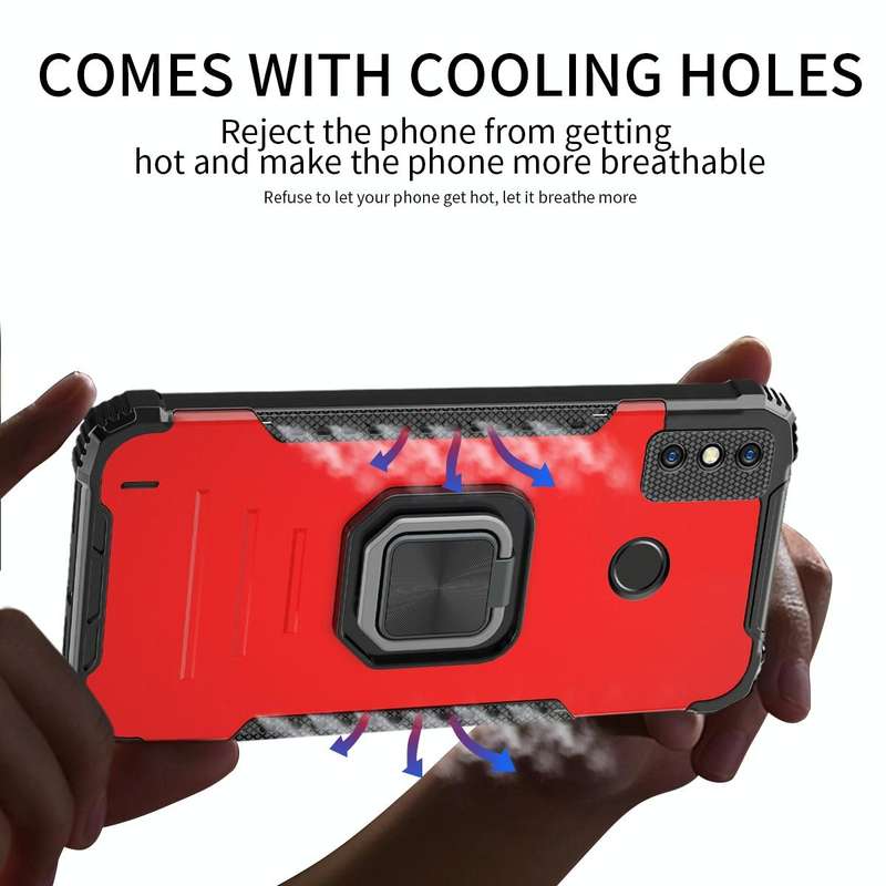 For Tecno Spark 6 Go Fierce Warrior Series Armor All-inclusive Shockproof Aluminum Alloy + TPU Pr...