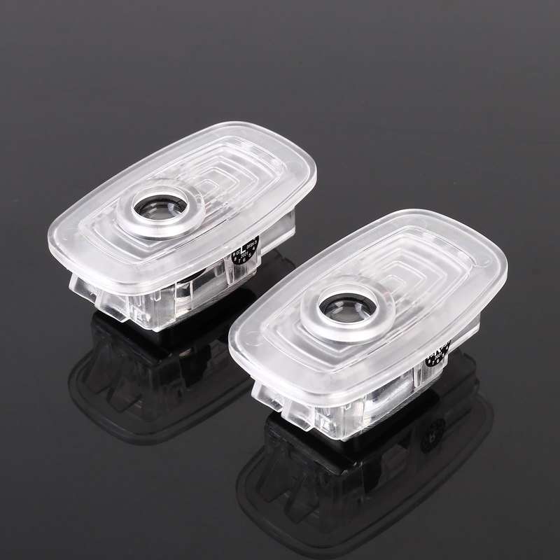 2 PCS Car 3D Door Logo Light Brand Shadow Lights Courtesy Lamp for Mercedes-Benz CLA C118 W118 20...