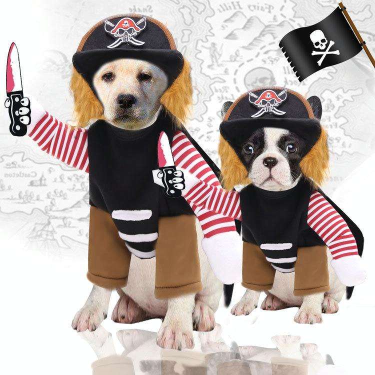 Dogs Cats Clothes Pet Supplies Horseback Transformations Halloween Funny Clothes, Colour: Murder ...