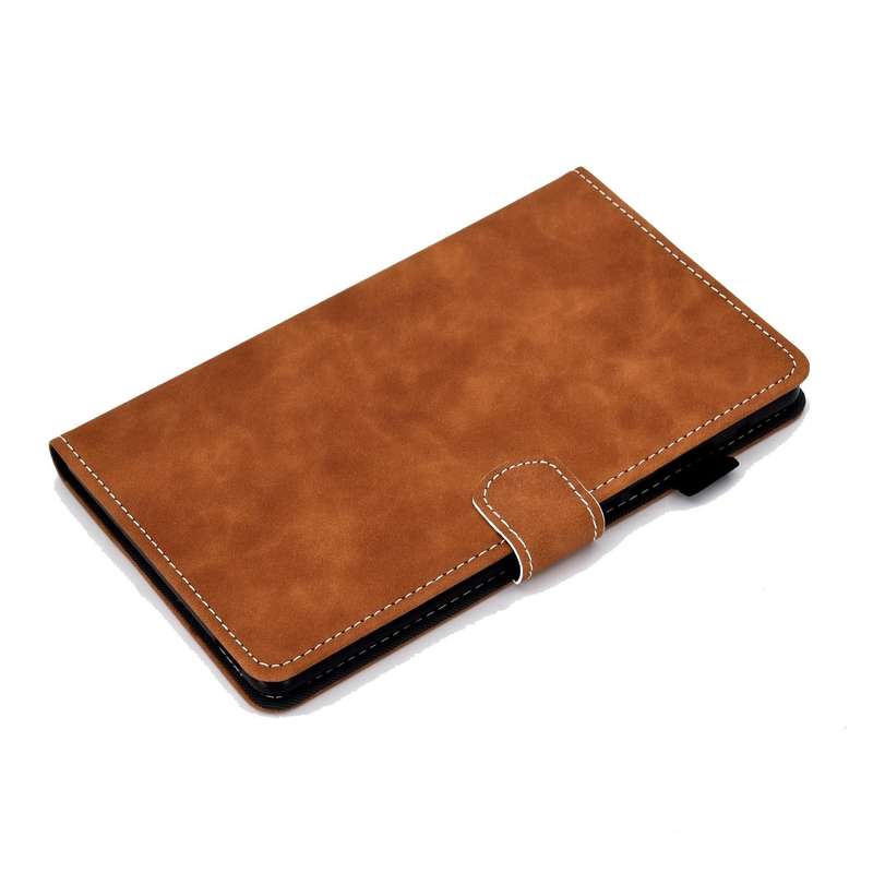 For Lenovo Tab M10 Plus 10.6 3rd Gen 2022 Stitching Cowhide Texture Smart Leather Tablet Case(Brown)