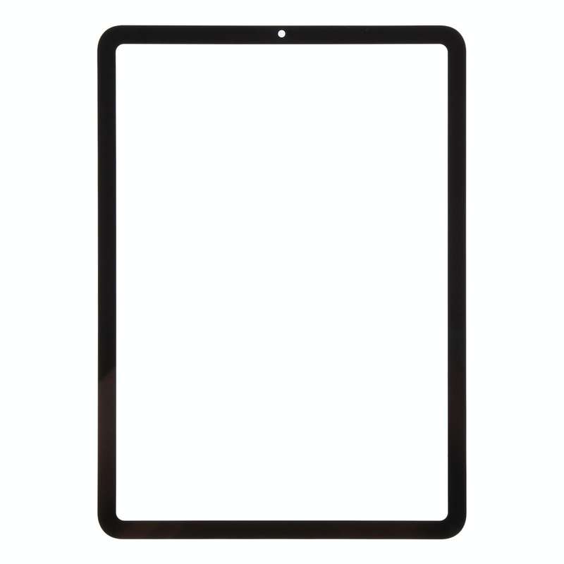 For iPad Air 5 Front Screen Outer Glass Lens with OCA Optically Clear Adhesive(Black)