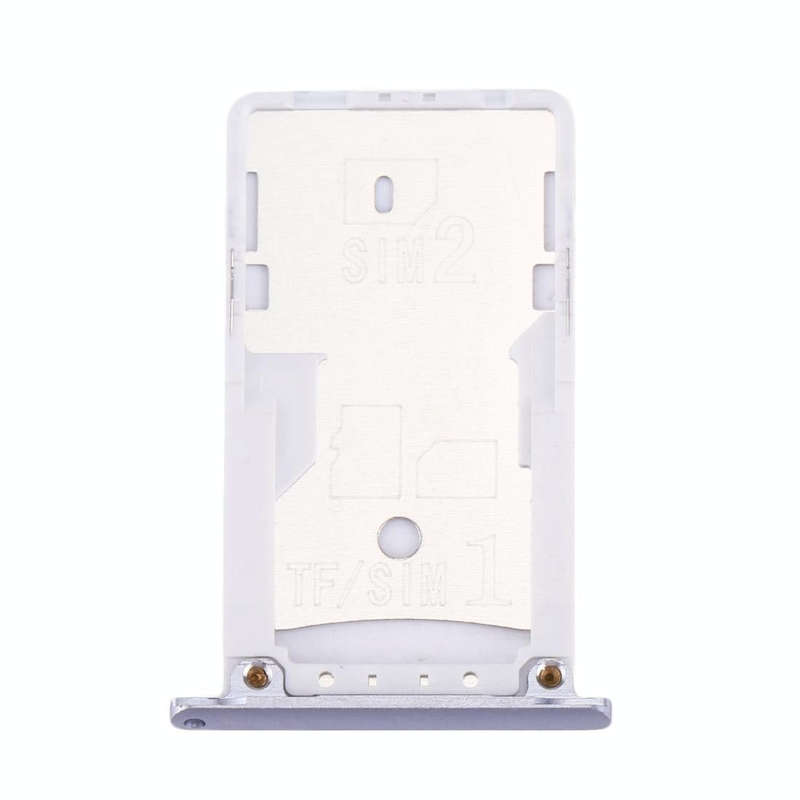 For Xiaomi Redmi Note 3 (Qualcomm Version) SIM & SIM / TF Card Tray(Grey)