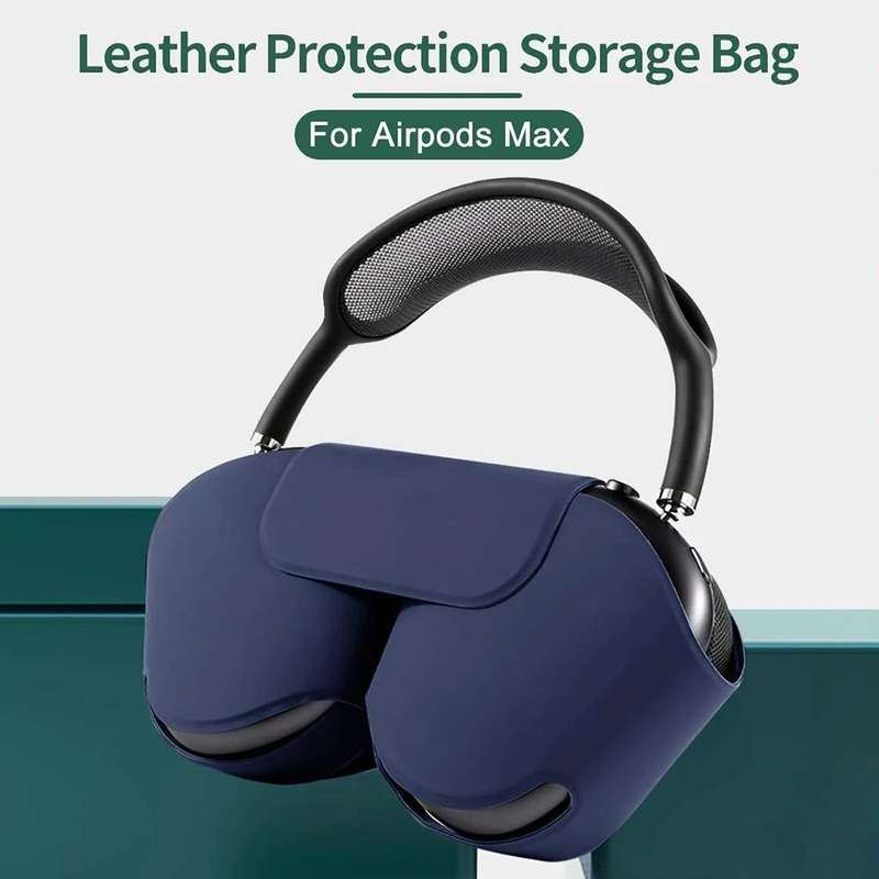 For AirPods Max Headphone Protective Cover Soft Case(Black)