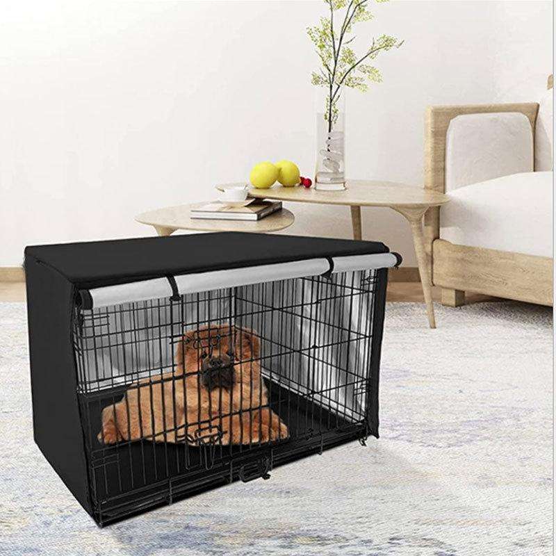 Oxford Cloth Pet Cage Cover Outdoor Furniture Dustproof Rainproof Sunscreen Cover, Size: 79x50.8x...