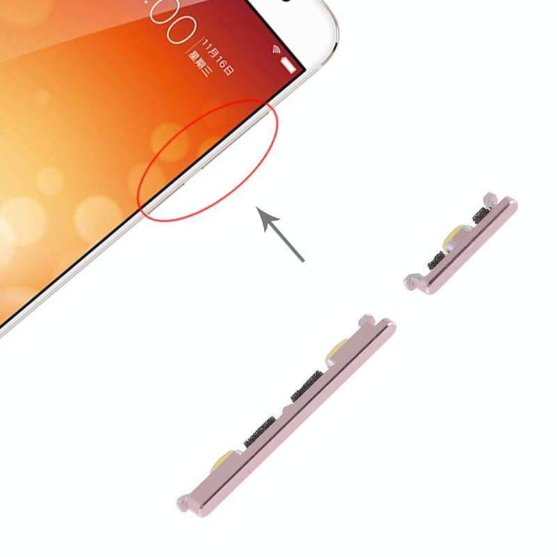 For Vivo X9 Side Keys (Gold)