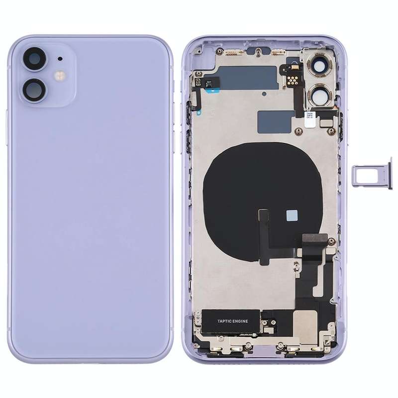 Battery Back Cover Assembly (with Side Keys & Power Button + Volume Button Flex Cable & Wireless ...