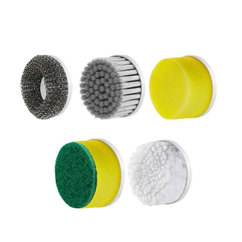 5-in-1 Replace Brush Head Electric Handheld Scrubber Heads Home Washing Tools