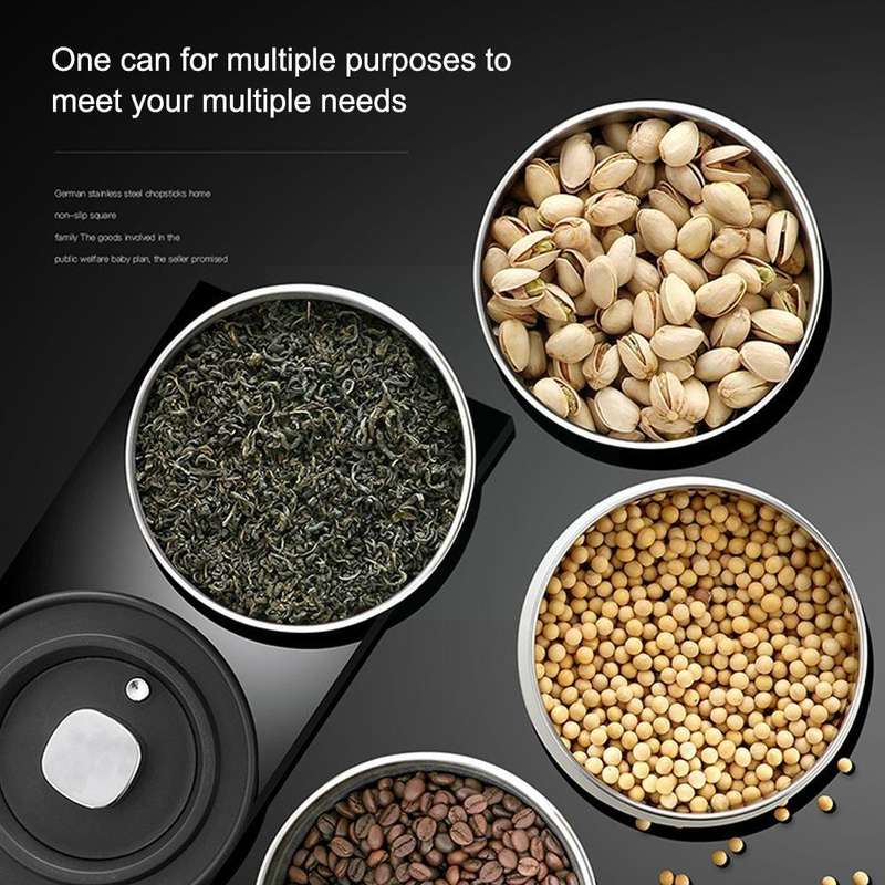 Kacheeg Sealing Can Pressed Vacuum Coffee Bean Tea Cans, Capacity: 750ml