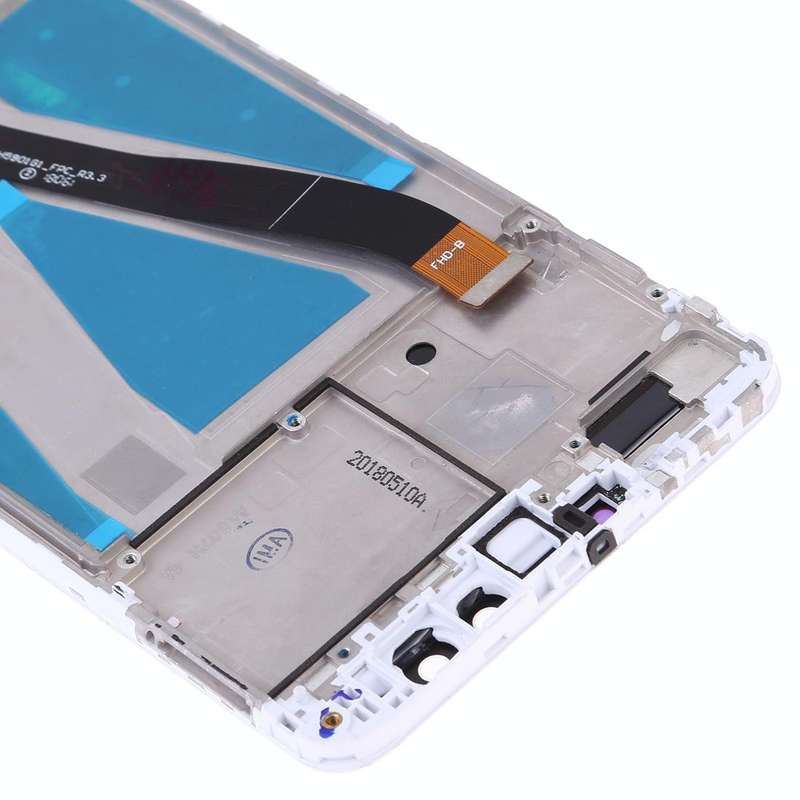 OEM LCD Screen for Huawei Enjoy 8 Plu Digitizer Full Assembly with Frame s(White)
