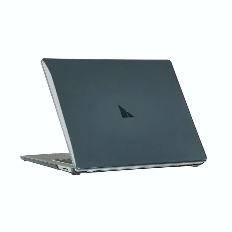 For Microsoft Surface Laptop 13.5 inch Laptop Flannelette Crystal Anti-drop Protective Case(Black)